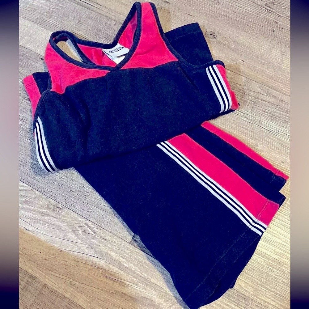 Girls Vintage Athletic Works Work Out Outfit Tank & Shorts (M) & Shorts (L)